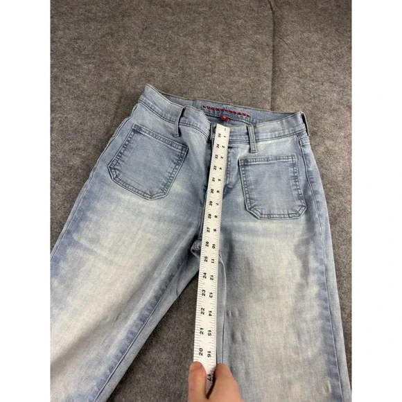 Lucky Brand Stevie Jeans Womens 2/26 Light Wash High-Rise Flare Retro Hippie 70s - Picture 8 of 10